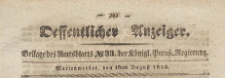 Oeffentlicher Anzeiger : Beilage des Amtsblatt der Königlichen Preussischen Regierung, 1839.08.16 nr 33