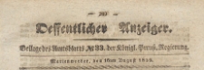 Oeffentlicher Anzeiger : Beilage des Amtsblatt der Königlichen Preussischen Regierung, 1839.08.16 nr 33