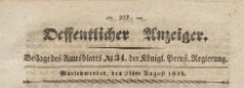 Oeffentlicher Anzeiger : Beilage des Amtsblatt der Königlichen Preussischen Regierung, 1839.08.23 nr 34