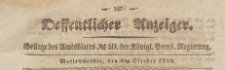 Oeffentlicher Anzeiger : Beilage des Amtsblatt der Königlichen Preussischen Regierung, 1839.10.04 nr 40