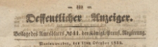 Oeffentlicher Anzeiger : Beilage des Amtsblatt der Königlichen Preussischen Regierung, 1839.10.11 nr 41