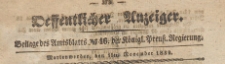 Oeffentlicher Anzeiger : Beilage des Amtsblatt der Königlichen Preussischen Regierung, 1839.11.15 nr 46