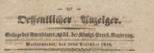 Oeffentlicher Anzeiger : Beilage des Amtsblatt der Königlichen Preussischen Regierung, 1839.12.20 nr 51