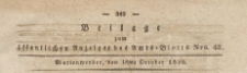 Beilage zum öffentlichen Anzeiger des Amts=Blatts, 1839.10 18 nr 42