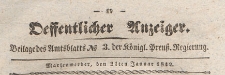 Oeffentlicher Anzeiger : Beilage des Amtsblatt der Königlichen Preussischen Regierung, 1842.01.21 nr 3