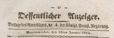 Oeffentlicher Anzeiger : Beilage des Amtsblatt der Königlichen Preussischen Regierung, 1842.01.28 nr 4