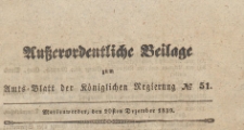 Ausserordentliche Beilage zum Amtsblatt der Königlichen Regierung, 1839.20.12 nr 51