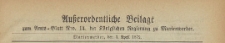 Ausserordentliche Beilage zum Amtsblatt der Königlichen Regierung zu Mariemwerder, 1872.04.03 nr 14