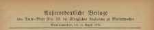 Ausserordentliche Beilage zum Amtsblatt der Königlichen Regierung zu Mariemwerder, 1872.14.08 nr 33