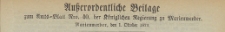 Ausserordentliche Beilage zum Amts=Blatt der Königlichen Regierung zu Marienwerder, 1873.10.01 nr 40