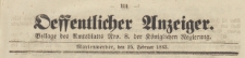 Oeffentlicher Anzeiger : Beilage des Amtsblatt der Königlichen Regierung, 1863.02.25 nr 8
