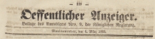 Oeffentlicher Anzeiger : Beilage des Amtsblatt der Königlichen Regierung, 1863.03.04 nr 9