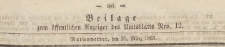 Beilage zum öffentlichen Anzeiger des Amtsblatt, 1863.03.25 nr 12