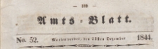 Oeffentlicher Anzeiger : Beilage des Amtsblatt der K&ouml;niglichen Preussischen Regierung, 1844.12.25 nr 52