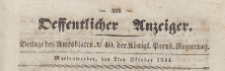 Oeffentlicher Anzeiger : Beilage des Amtsblatt der Königlichen Preussischen Regierung, 1844.10.02 nr 40