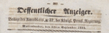 Oeffentlicher Anzeiger : Beilage des Amtsblatt der Königlichen Preussischen Regierung, 1844.09.11 nr 37