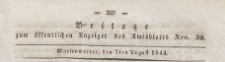 Beilage zum öffentlichen Anzeiger des Amtsblatts, 1844.08.07 nr 32
