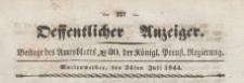 Oeffentlicher Anzeiger : Beilage des Amtsblatt der K&ouml;niglichen Preussischen Regierung, 1844.07.24 nr 30