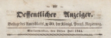 Oeffentlicher Anzeiger : Beilage des Amtsblatt der Königlichen Preussischen Regierung, 1844.07.24 nr 30