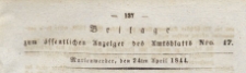 Beilage zum öffentlichen Anzeiger des Amtsblatts, 1844.04.24 nr 17