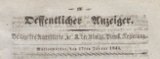 Oeffentlicher Anzeiger : Beilage des Amtsblatt der Königlichen Preussischen Regierung, 1844.01.17 nr 3