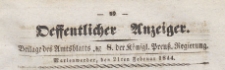 Oeffentlicher Anzeiger : Beilage des Amtsblatt der Königlichen Preussischen Regierung, 1844.02.21 nr 8