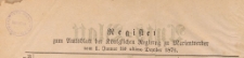 Amts-Blatt der Königlichen Regierung zu Marienwerder für das Jahr, 1876, Register