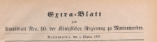 Extra=Blatt zum Amtssblatt der Königlichen Regierung zu Marienwerder für das Jahr, 1876.10.05 nr 40