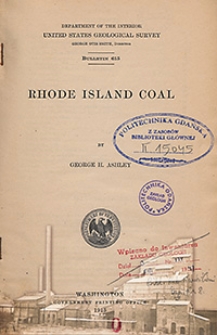 Bulletin 615. Rhode Island Coal