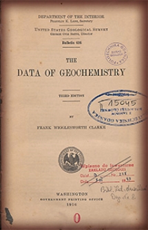 Bulletin 616. The data of geochemistry