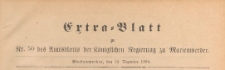 Extra=Blatt zum Amtssllatt der Königlichen Regierung zu Marienwerder für das Jahr, 1894.12.12.50