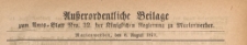 Ausserordentliche Beilage zum Amts=Blatt der Königlichen Regierung zu Marienwerder, 1877.08.08 nr 32