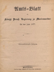 Amts-Blatt der Königlichen Regierung zu Marienwerder für das Jahr, 1877.05.16 nr 20