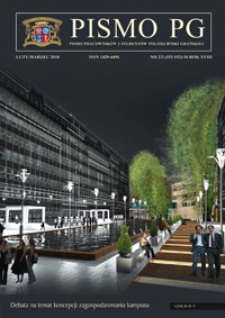 Pismo PG : pismo pracowników i studentów Politechniki Gdańskiej, 2010, R. 18, nr 2/3 (Luty/Marzec)