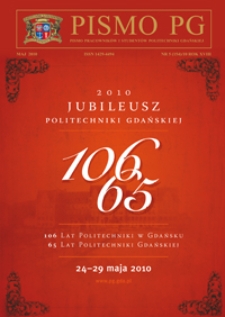 Pismo PG : pismo pracowników i studentów Politechniki Gdańskiej, 2010, R. 18, nr 5 (Maj)