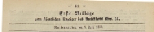 Erste Beilage zum öffentlichen Anzeiger des Amtsblatt, 1869.04.07 nr 14