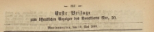 Erste Beilage zum öffentlichen Anzeiger des Amtsblatt, 1869.05.19 nr 20
