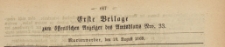 Erste Beilage zum öffentlichen Anzeiger des Amtsblatt, 1869.08.18 nr 33