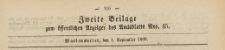 Zweite Beilage zum öffentlichen Anzeiger des Amtsblatt, 1869.09.01 nr 35