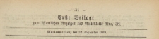 Erste Beilage zum öffentlichen Anzeiger des Amtsblatt, 1869.09.22 nr 38