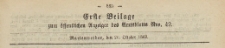 Erste Beilage zum öffentlichen Anzeiger des Amtsblatt, 1869.10.20 nr 42