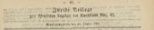 Zwete Beilage zum öffentlichen Anzeiger des Amtsblatt, 1869.10.20 nr 42