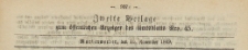 Zweite Beilage zum &ouml;ffentlichen Anzeiger des Amtsblatt, 1869.11.10 nr 45