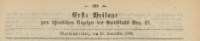 Erste Beilage zum öffentlichen Anzeiger des Amtsblatt, 1869.11.24 nr 47