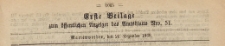 Erste Beilage zum öffentlichen Anzeiger des Amtsblatt, 1869.12.22 nr 51