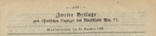 Zweie Beilage zum öffentlichen Anzeiger des Amtsblatt, 1869.12.22 nr 51