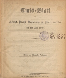 Amts-Blatt der Königlichen Regierung zu Marienwerder für das Jahr, 1867.05.01 nr 18