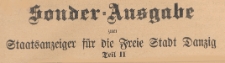 Sonder=Ausgabe Staatsanzeiger für die Freie Stadt Danzig. Teil 2, 1922.10.11 nr 48