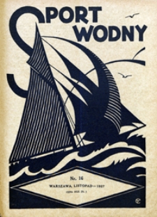Sport Wodny, 1927, nr 16