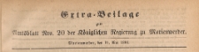 Extra=Beilage zum Amtsblatt der K&ouml;niglichen Regierung zu Marienwerder f&uuml;r das Jahr, 1886.05.19 nr 20